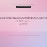 Font UTM Wedding K&T Font Xinh