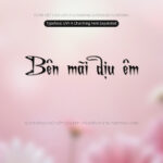 Font UVF A Charming Font Xinh