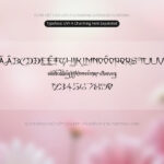 Font UVF A Charming Font Xinh