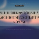 Font UVF Aquus Font Xinh