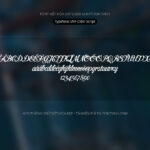 Font UVF Cider Script Font Xinh