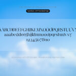 Font UVF Narzissdrops Font Xinh