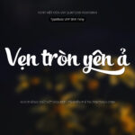 Font UVF Slim Tony Font Xinh