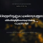 Font UVF Slim Tony Font Xinh