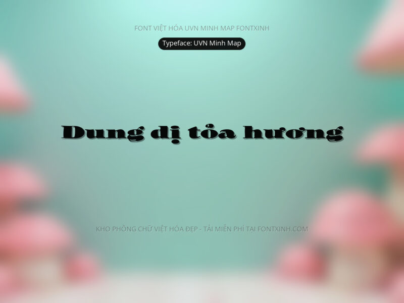 Font UVN Minh Map Font Xinh