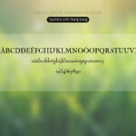 Font UVN Thang Gieng Font Xinh