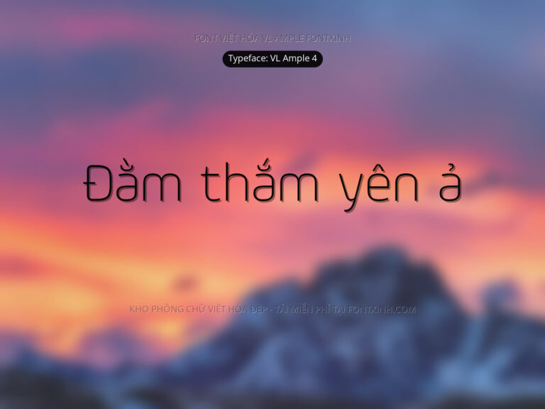 Font VL Ample Soft Font Xinh