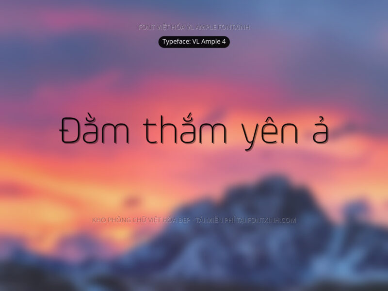 Font VL Ample Soft Font Xinh
