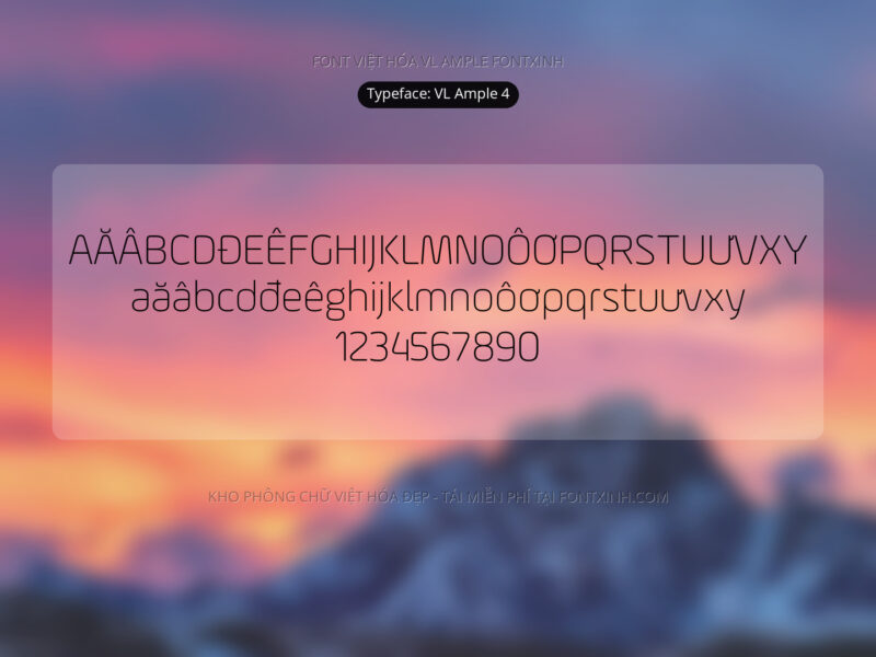 Font VL Ample Soft Font Xinh