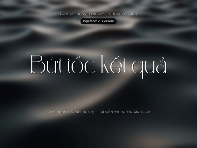 Font VL Cerlions Font Xinh