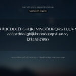 Font VL Megante Font Xinh