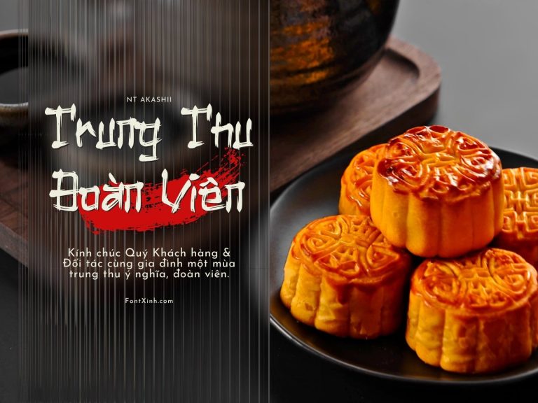 Font NT Akashii (thư pháp Nhật cổ trang)