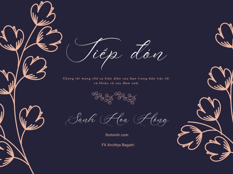 Font FX Arcittya Begatri Font Xinh